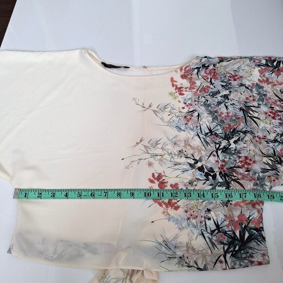 Zara Flowy Floral Top - Picture 7 of 9